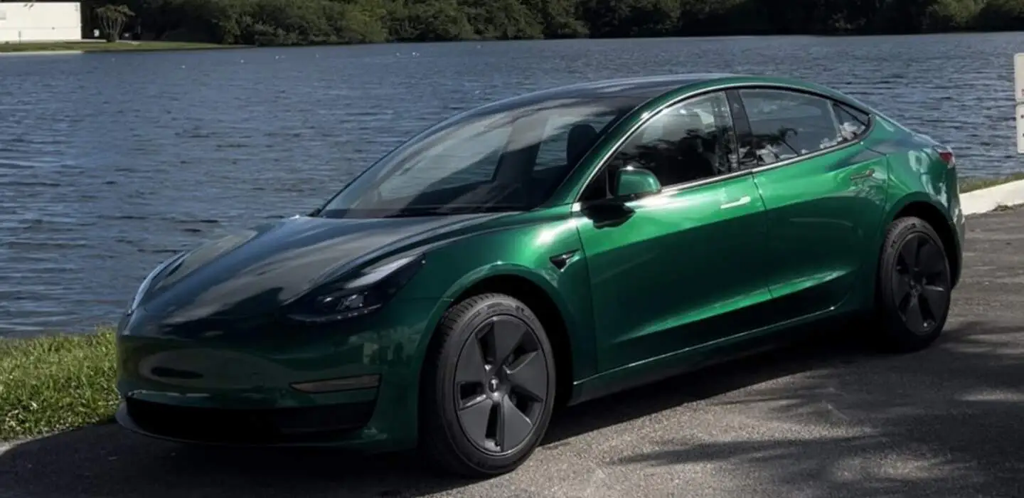 Green Tesla